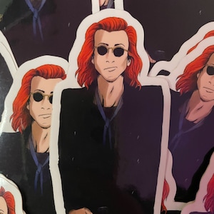 Crowley Good Omens Sticker