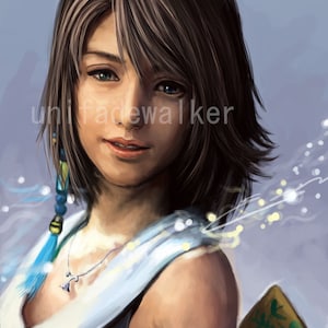 Yuna FFX Digital Fanart