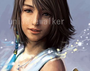 Yuna FFX Digital Fanart