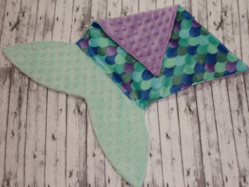 mermaid baby blanket