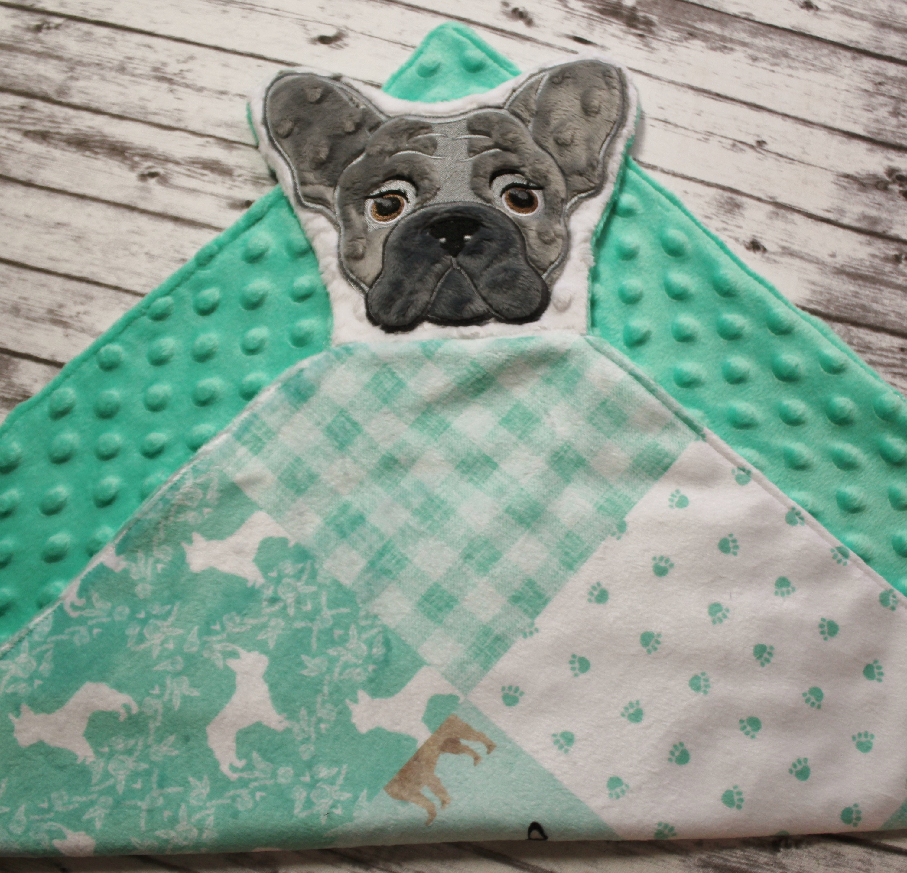 French Bulldog Lovey French Bulldog Blanket Frenchie Puppy Etsy