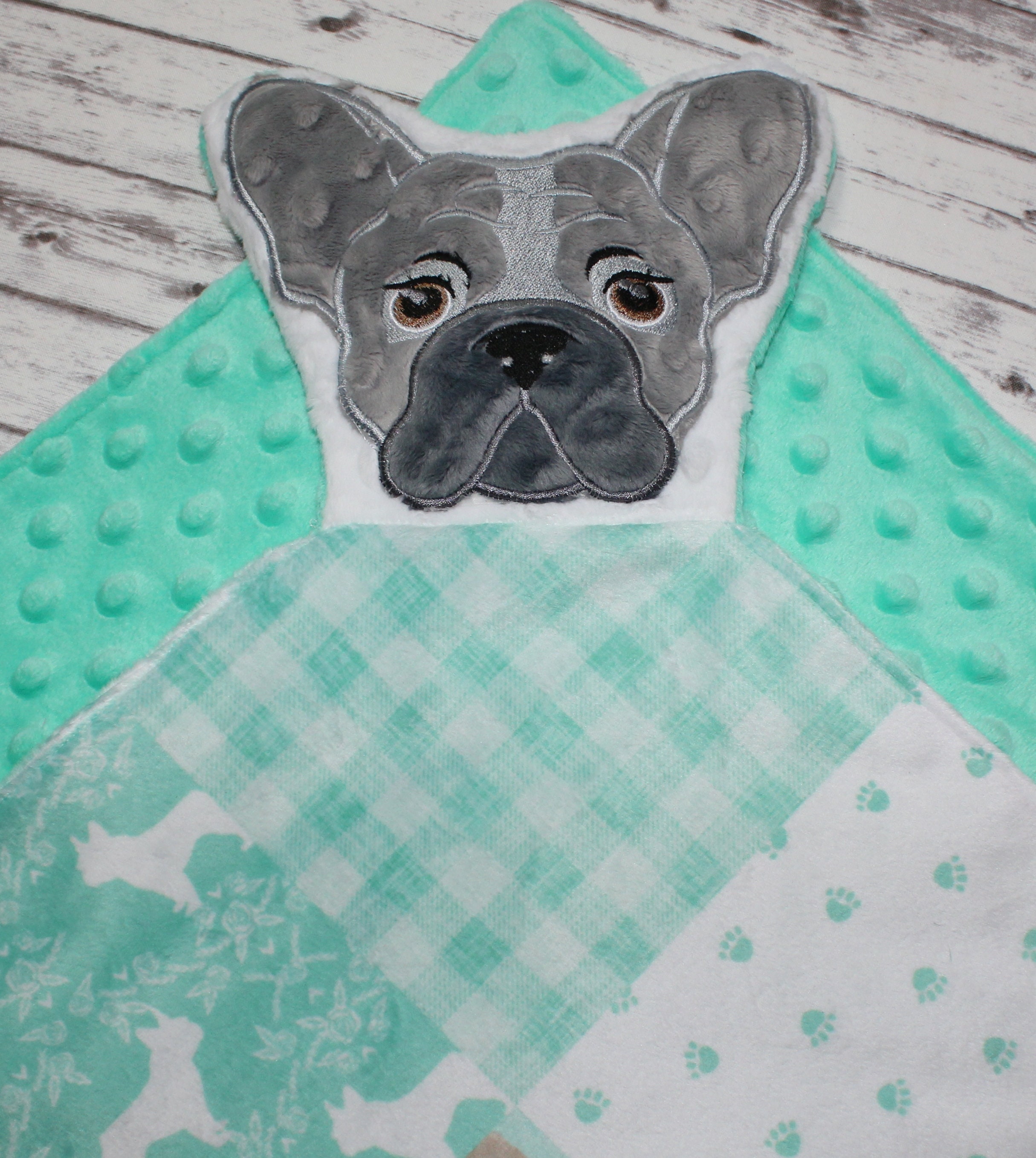 French Bulldog Lovey French Bulldog Blanket Frenchie Puppy Etsy