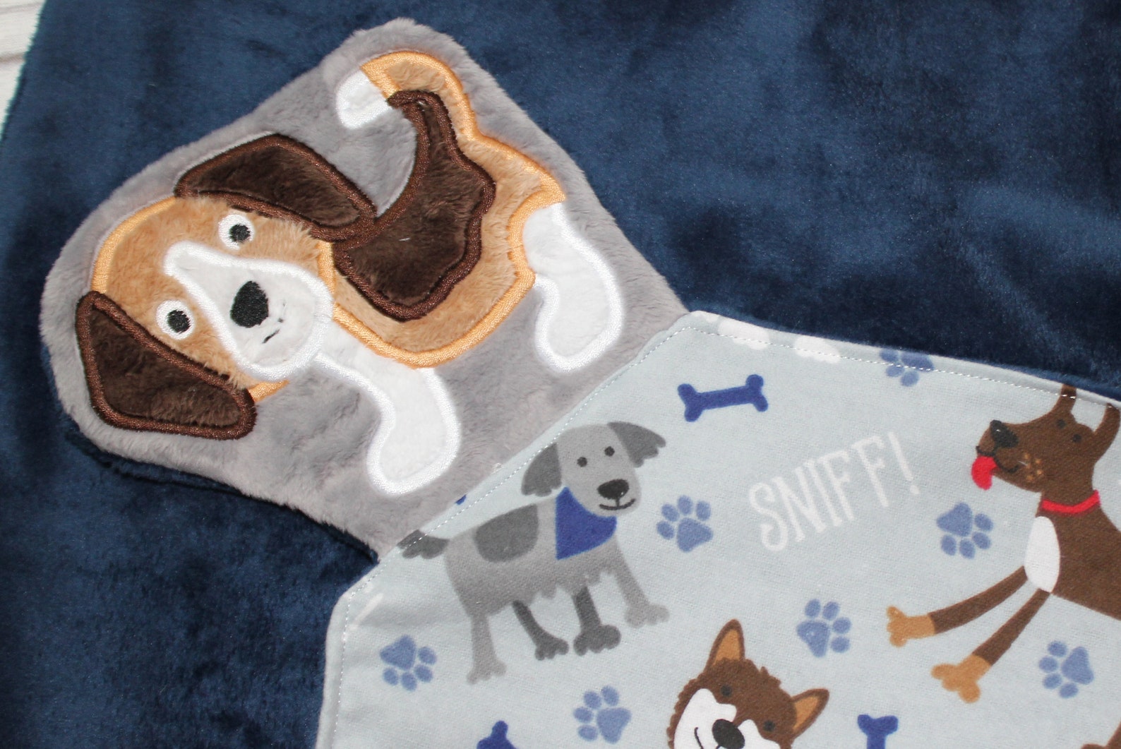 Puppy Lovey Beagle baby blanket Beagle Dog Lovey Baby Etsy