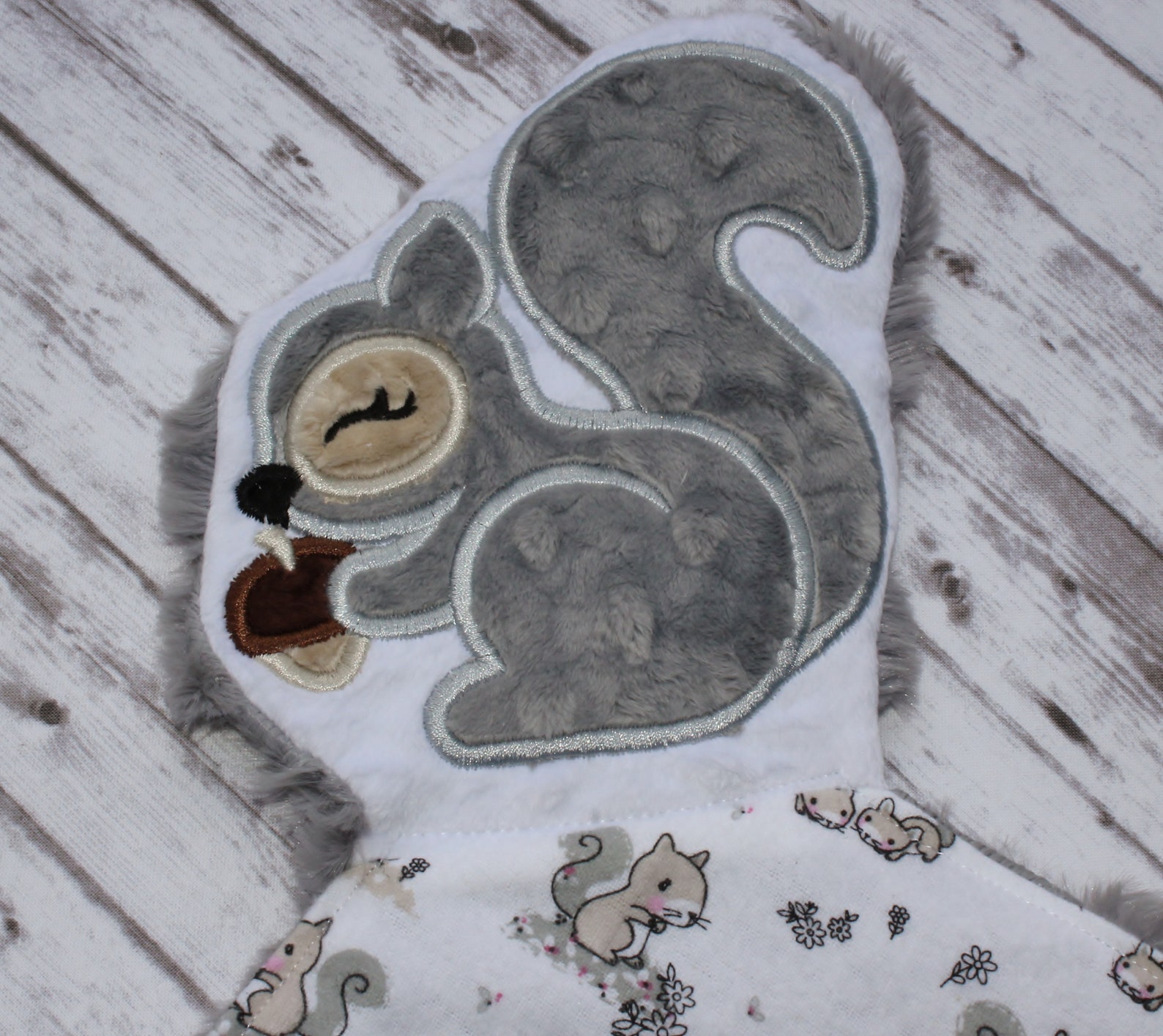 Baby Squirrel Lovey Baby Squirrel Blanket Squirrel Baby Etsy