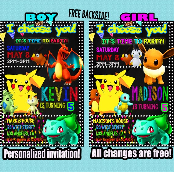 Pokemon Einladungskarten Kostenlos Ausdrucken