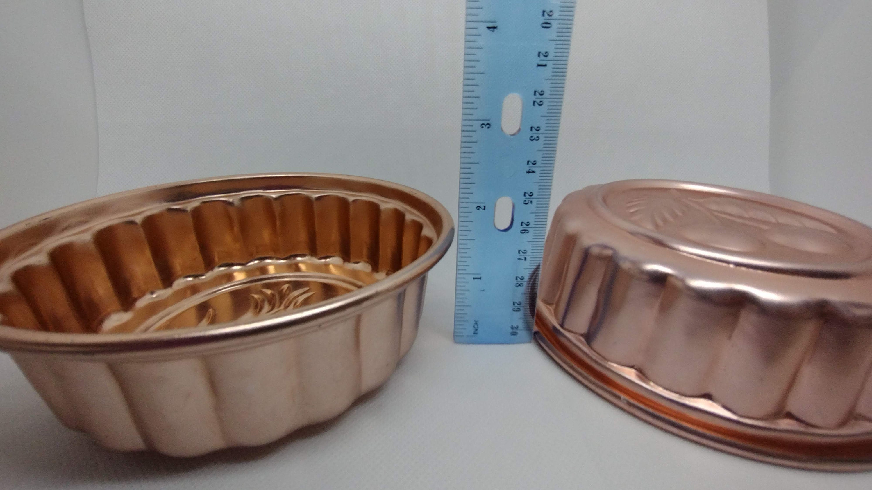 Vintage Copper Tone Jello Molds Wall Decor Pineapple and Etsy