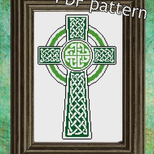 PDF 'Celtic Cross' Cross Stitch Pattern