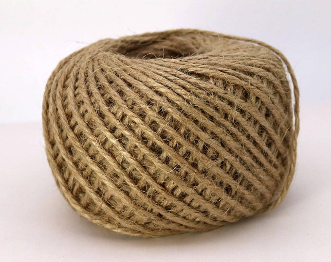 12 Natural Jute Twine Ribbons for Mason Canning Jars, Rustic Wedding ...