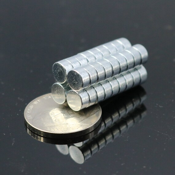 100 pcs 14 6mm diameter 18 3mm thickness Neodymium MAGNETIC Discs N35-6mm x 3mm Super Strong Rare Earth Disc Diak Circle Magnets