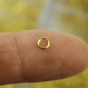250 RAW Brass Bronze Jump Rings Jumprings - 4mm 24 Gauge 24G (0.5mm) - Clean Edge Cut Saw Cut Jumprngs - ship from California USA