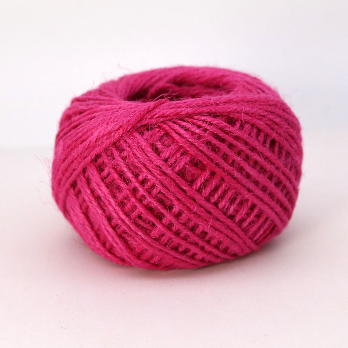 50 Yds Pink Twisted Jute Twine 2mm 2 Ply Premium Twine Etsy