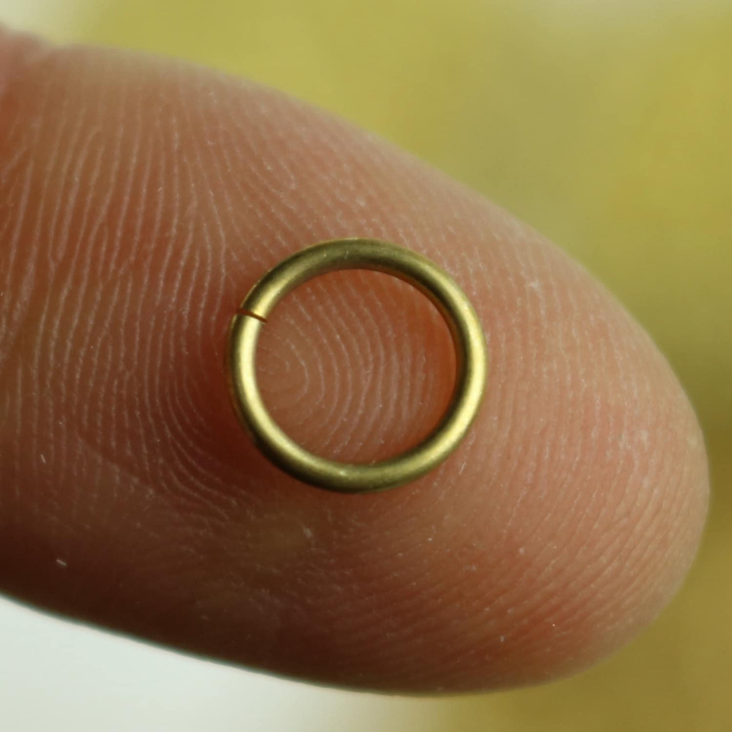 100 RAW Brass Bronze Jump Rings Jumprings 8mm 18G 1.0mm 18 Etsy