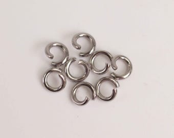Surgical Stainless Steel Jump Rings 5mm 18G 100pcs - Wholesale Bulk Lot