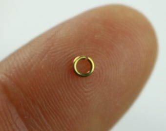 Crafting Raw Brass Jump Rings, Bronze Tone (3mm, 250 Count)
