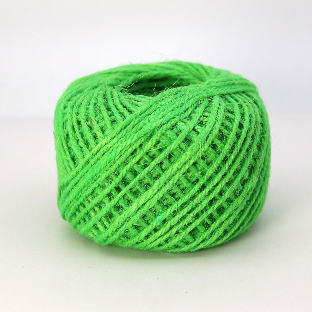 50 Yds Light Green Twisted Jute Twine 2mm 2 Ply Premium Etsy