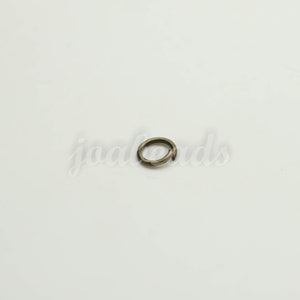 500 Pcs Antique Brass Jump Rings Jumprings - 5mm 21 Gauge 21G (0.7mm) - Bulk Jump Rings Wholesale Jump Rings -  ship from California USA