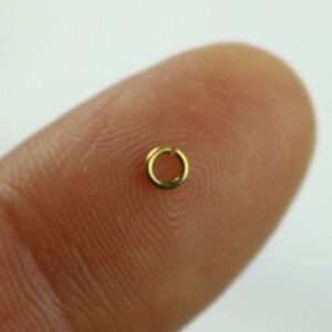 250 RAW Brass Bronze Jump Rings Jumprings - 3mm 24 Gauge 24G (0.5mm) - ship from California USA