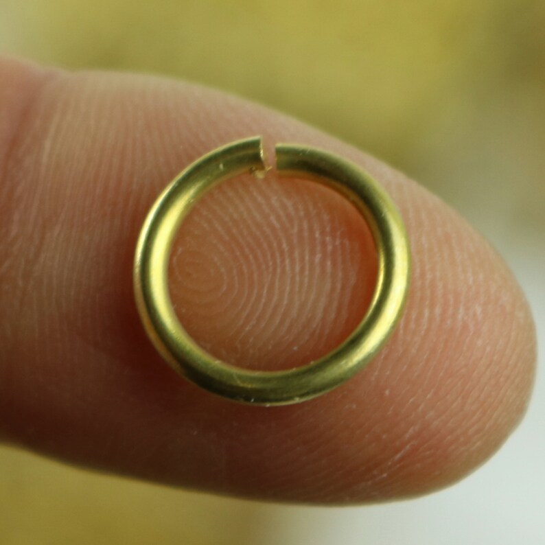 50 RAW Brass Bronze Jump Rings Jumprings 12mm 15G 1.5mm 15 Etsy