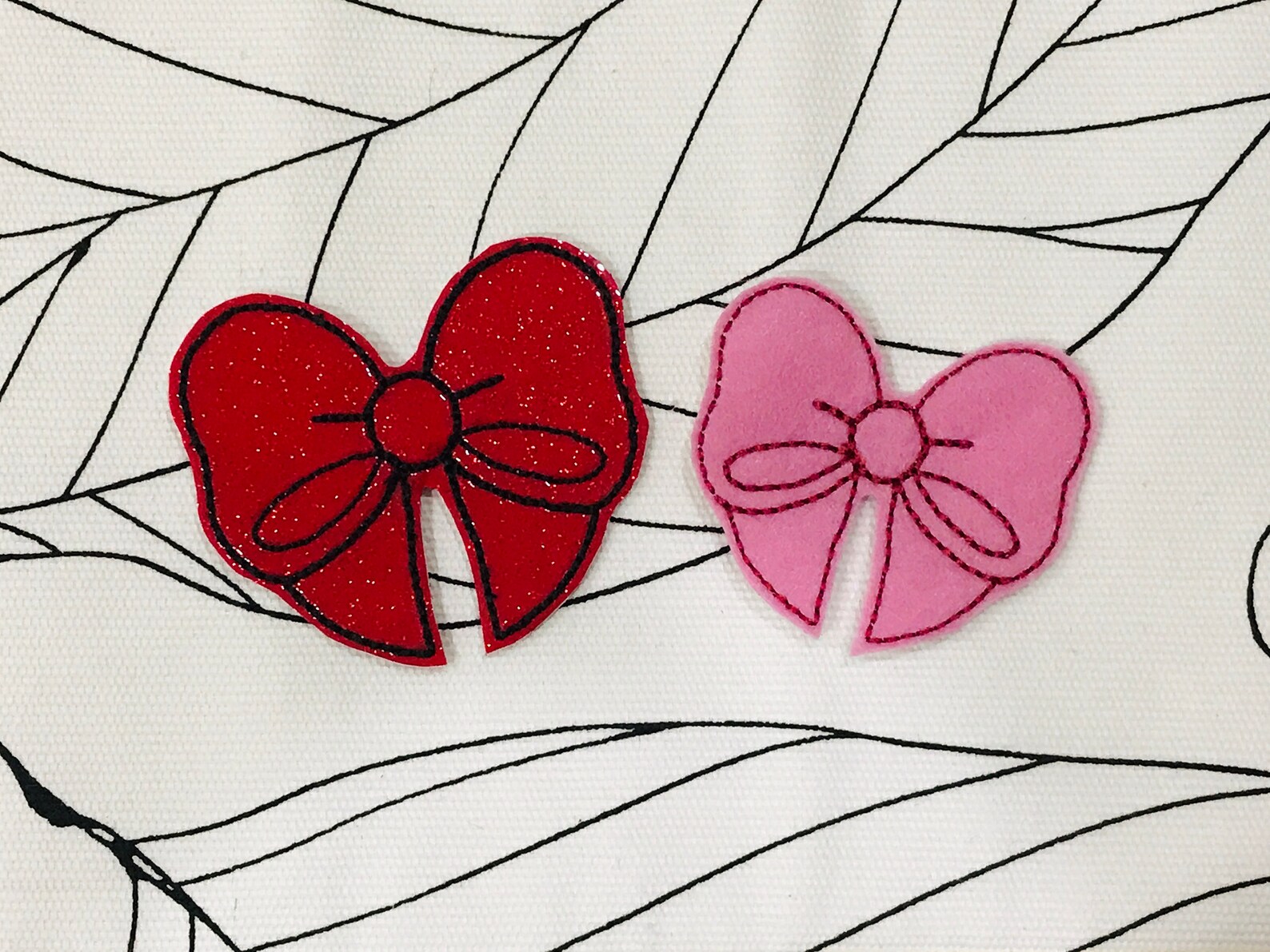 Ith bow ribbon feltie embroidery design in the hoop bow  etsy Ith bow ribbon feltie embroidery design in the hoop bow  etsy
