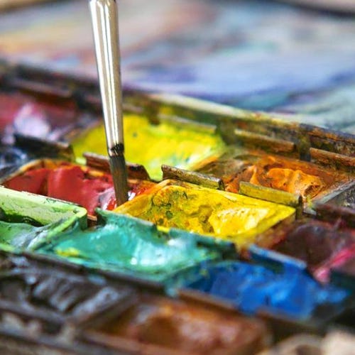 オシドリのつがいのオリジナル絵画、水かきのある鳥のオスとメスの恋の