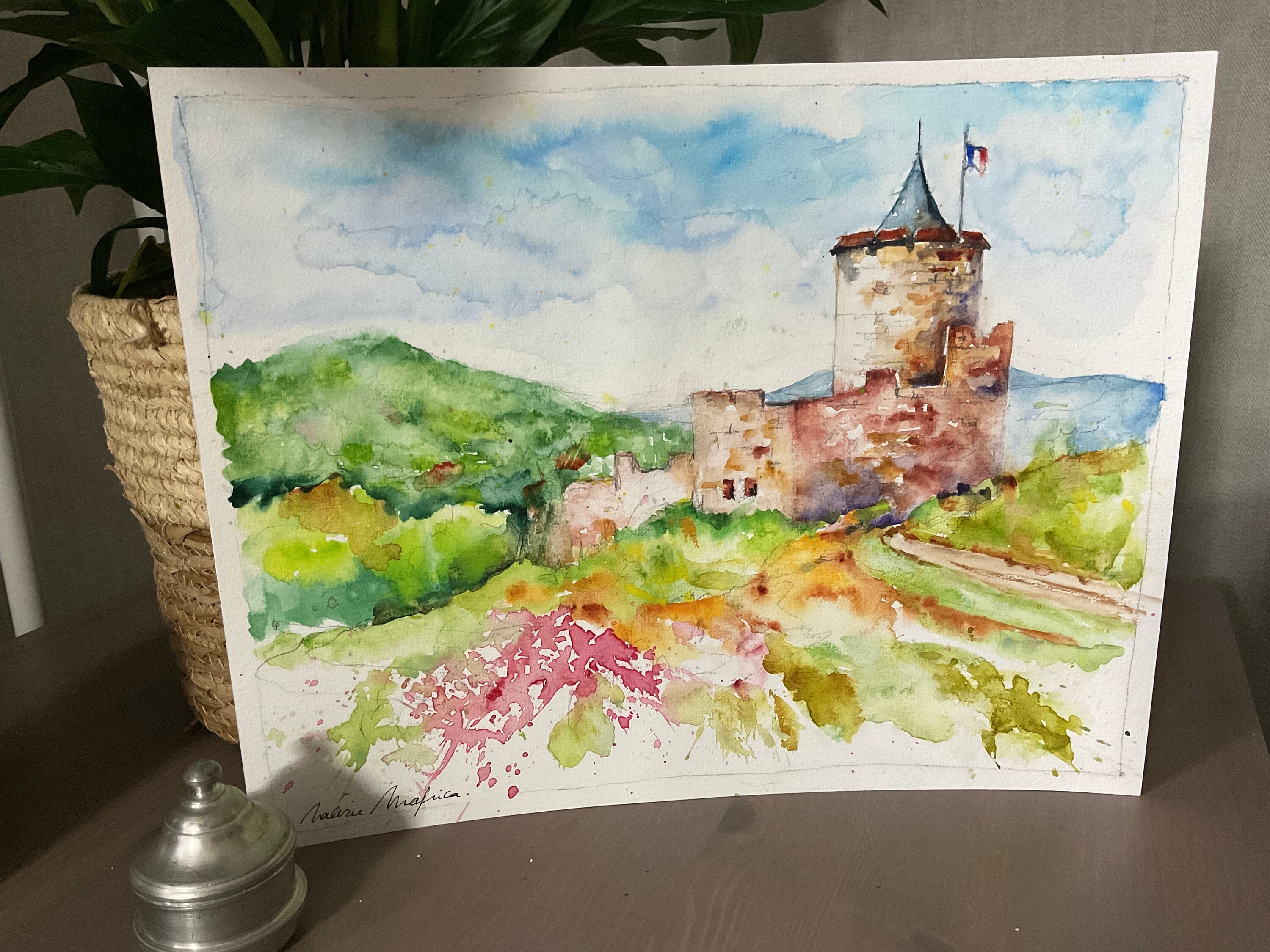 フランス人画家による絵画（水彩画２） フランス人画家による絵画（水彩画2）