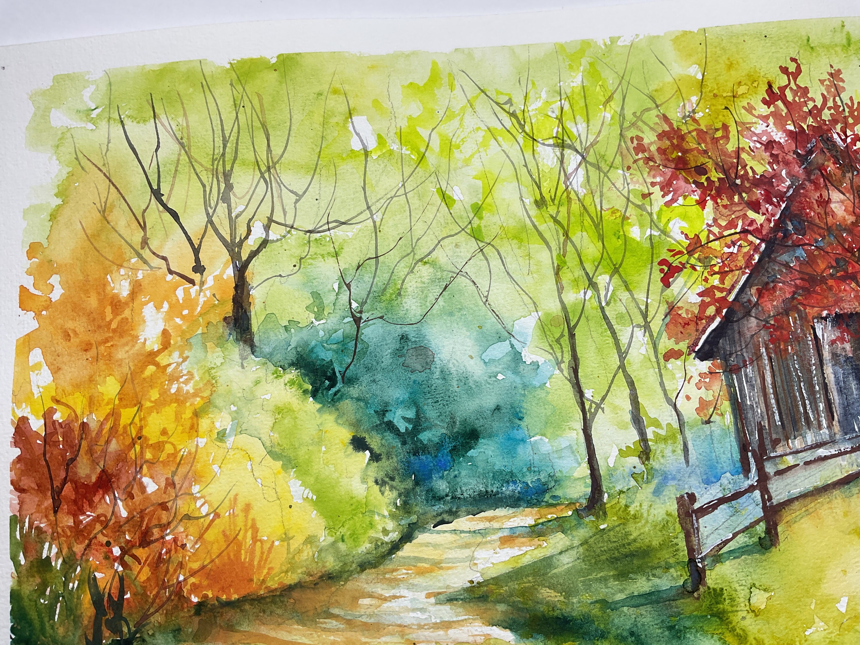 y*e様 風景画 水彩画 山と小屋 y*e様 風景画 水彩画 山と小屋 hq720.jpg?sqp=-