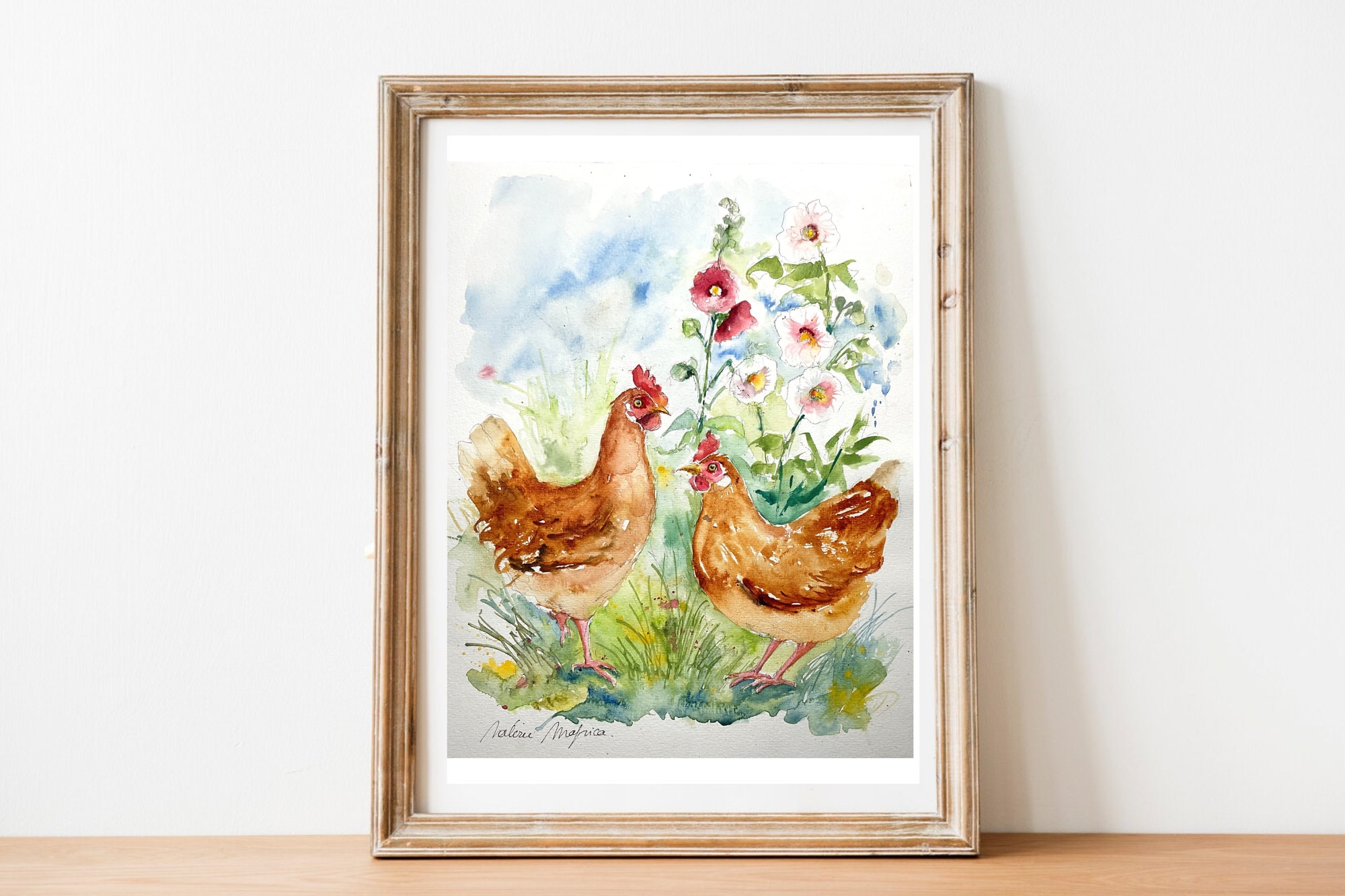 油絵 絵画 【夏のタチアオイ】 445bf901848ce13234e149798587c7