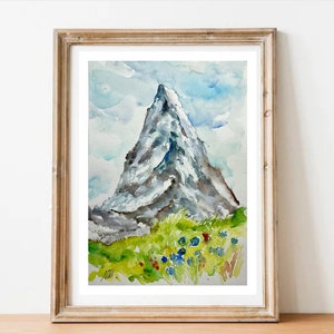 立体絵画の「冬のマッターホルン」(3D 絵画） 冬のマッターホルン - メルカリ