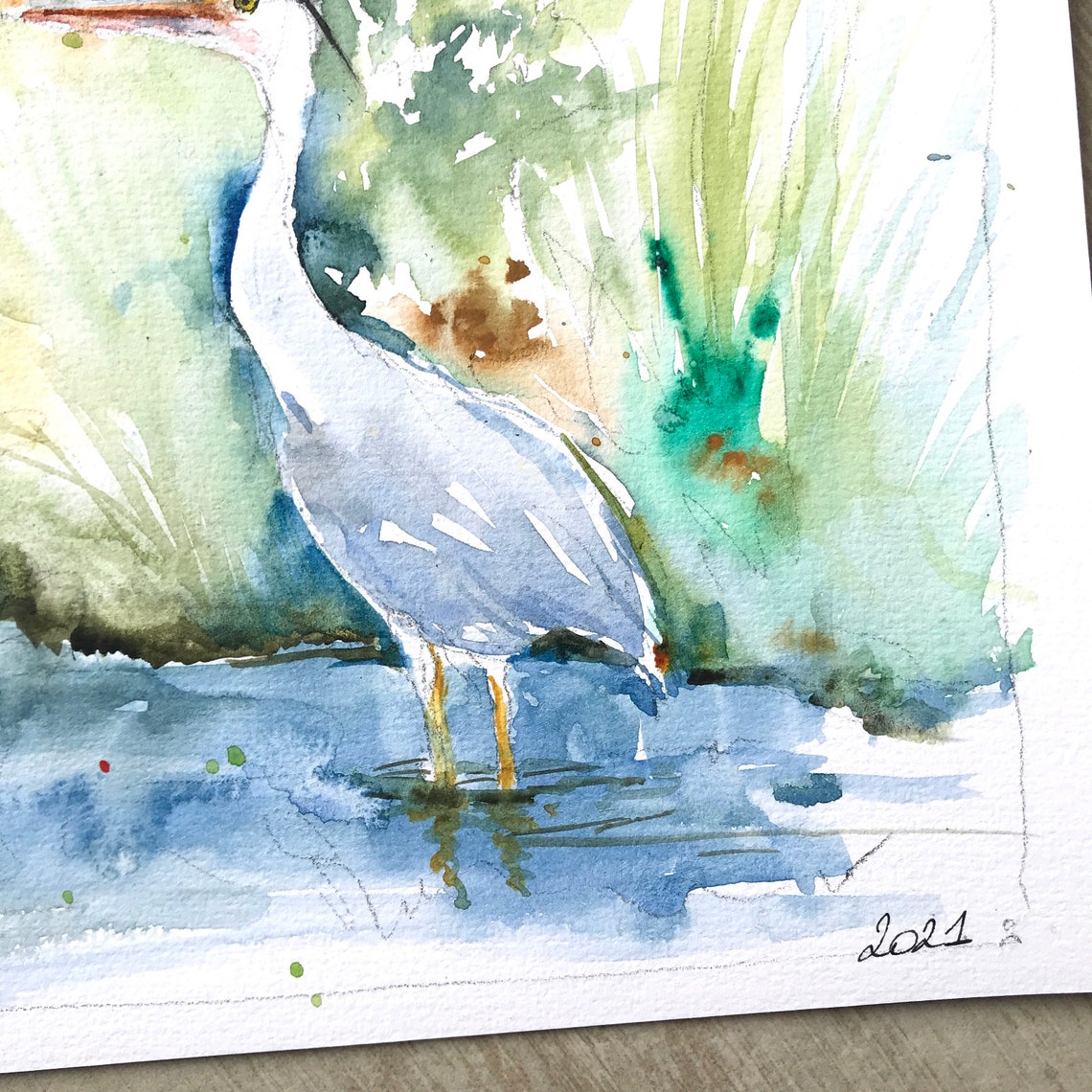 Peinture De H ron Cendr Aquarelle Originale De H ron Gris Etsy peinture-de-h-ron-cendr-aquarelle-originale-de-h-ron-gris-etsy