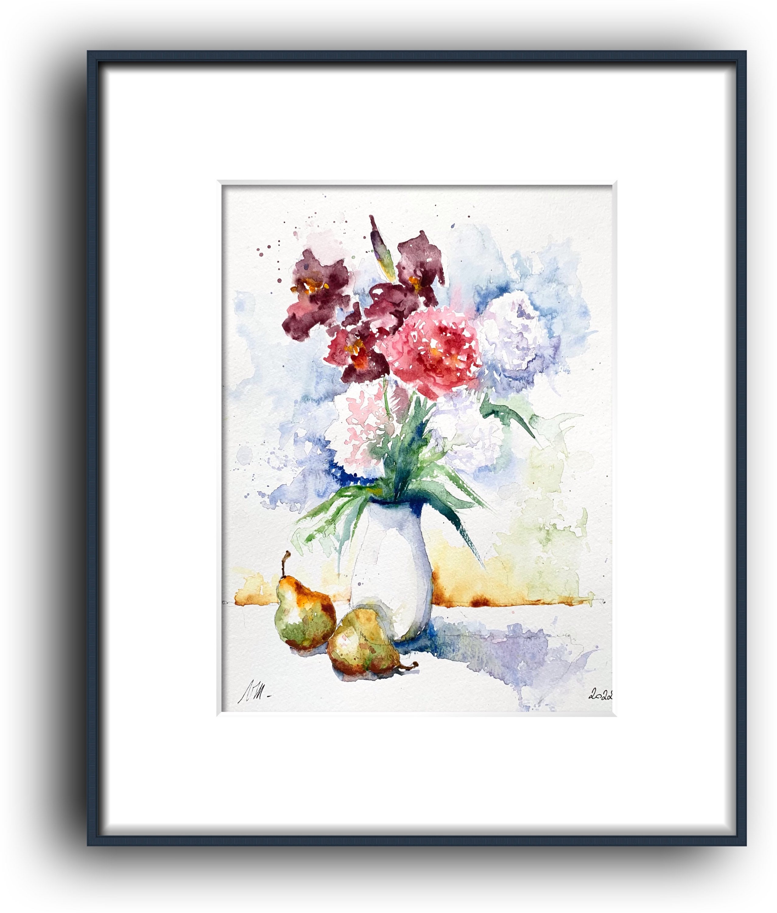 DIANA 絵画シリーズ　アイリスのある花瓶 DIANA 絵画シリーズアイリスのある花瓶