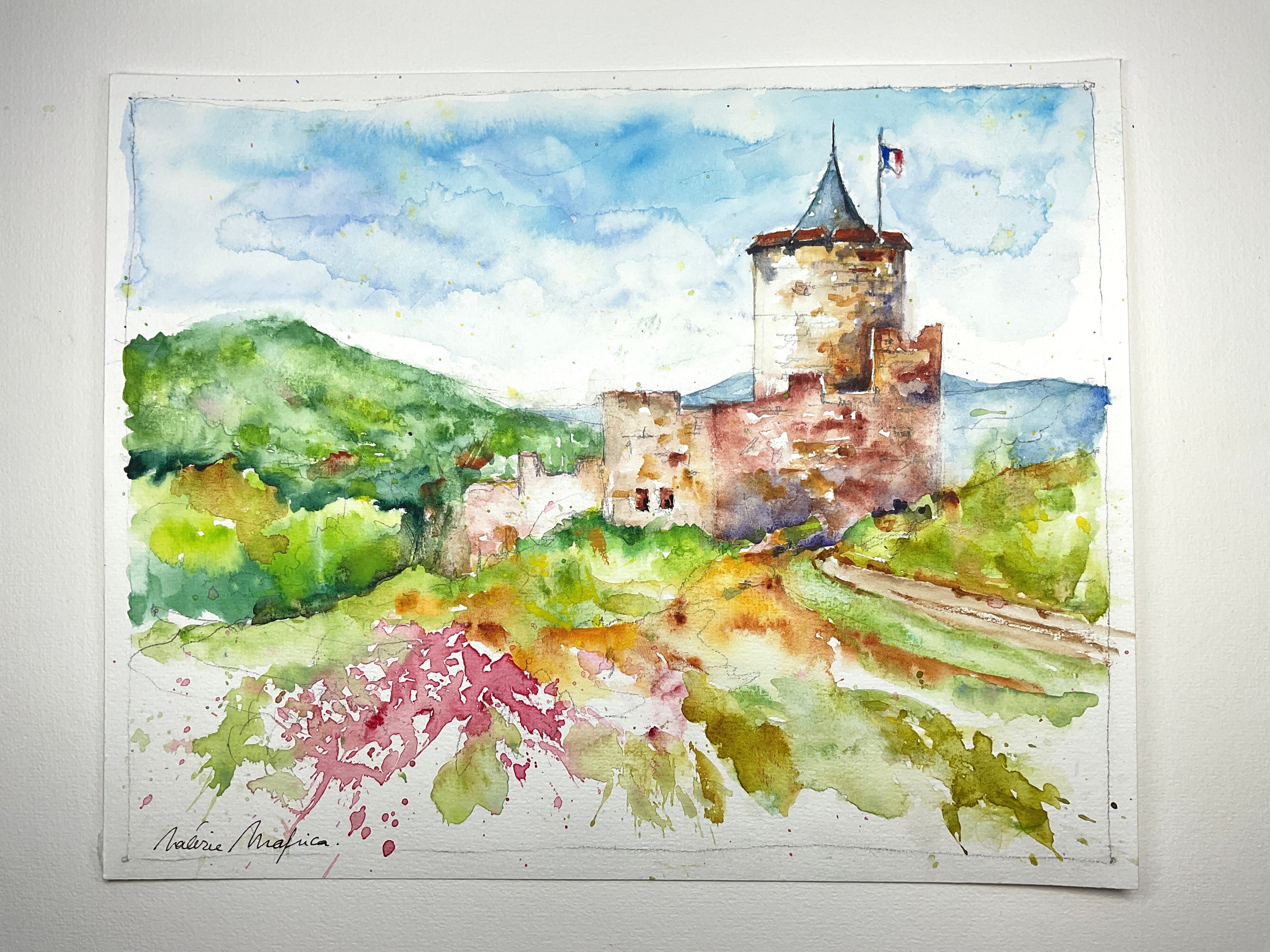 MONTAGNAC☆ 絵画 フランス作家 サイン入り File:Montagne Sainte-Victoire, par Paul Cézanne 111.jpg