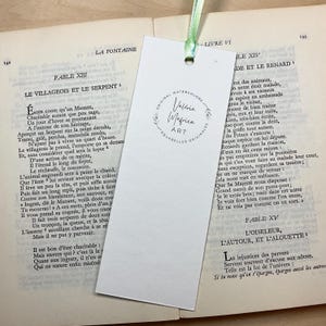 Latarnia morska śródziemnomorska na zakładce do książki, zakładka w stylu marynistycznym, latarnia Grau du Roi, symbol morski, oryginalny obraz, drobny upominek zdjęcie 3