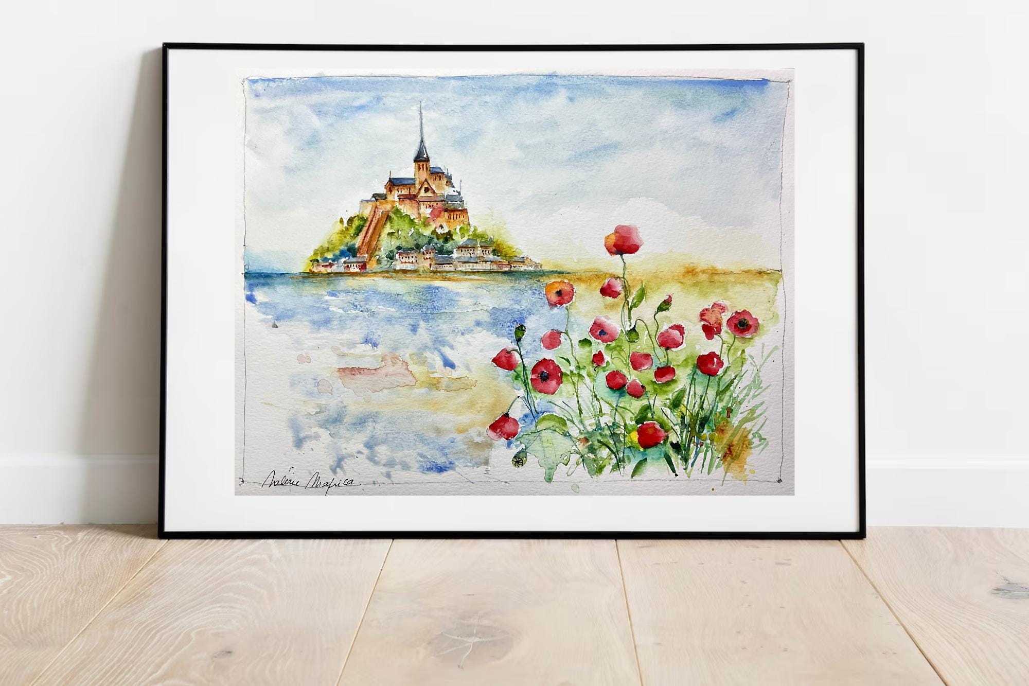 フランスのノルマンディーにあるモン・サン＝ミシェル修道院の