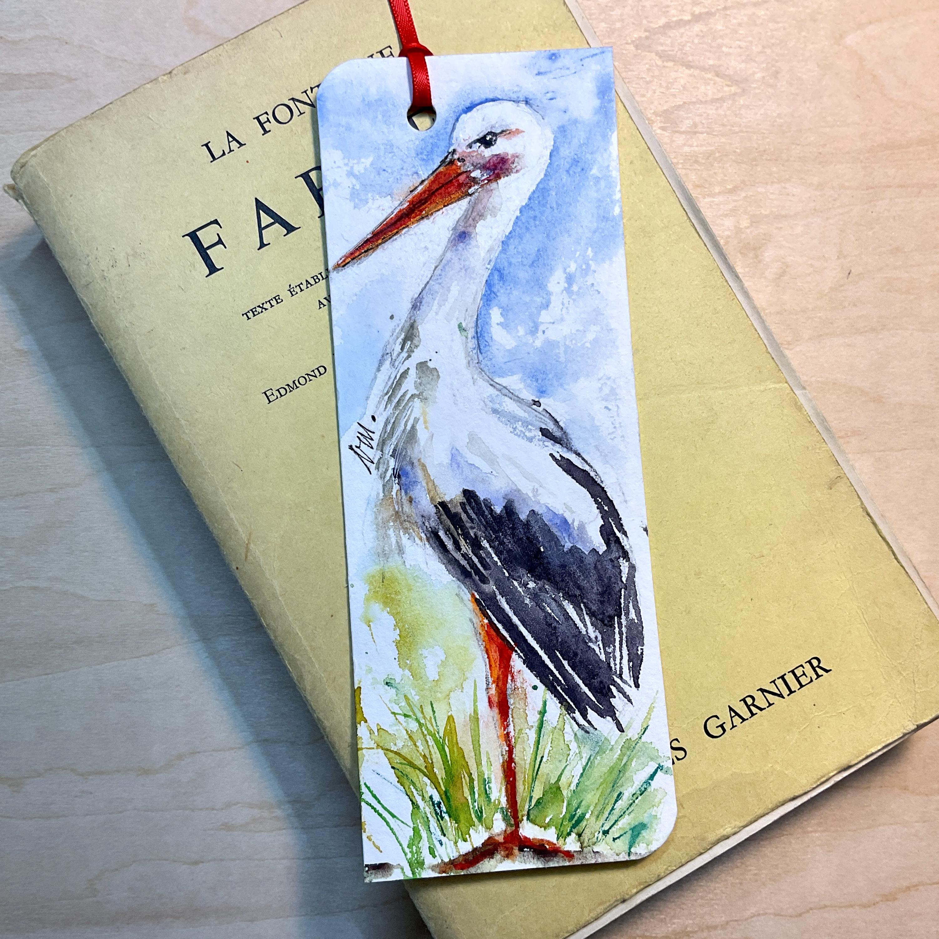 3羽のコウノトリ 水彩画風 アート 3羽のコウノトリ 水彩画風 アート 3羽のコウノトリ 水彩画風 アート