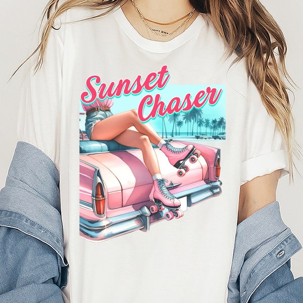 Retro Summer Vibes PNG - Digital Sublimation Design for T-Shirts - Vintage Style, Trendy Summer Png, Beach vibes png