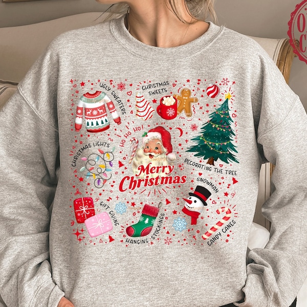 Retro Christmas Png, Santa Claus png, Christmas vibes png, Christmas png. candy cane, snowman, Sublimation download. Funny Christmas design.