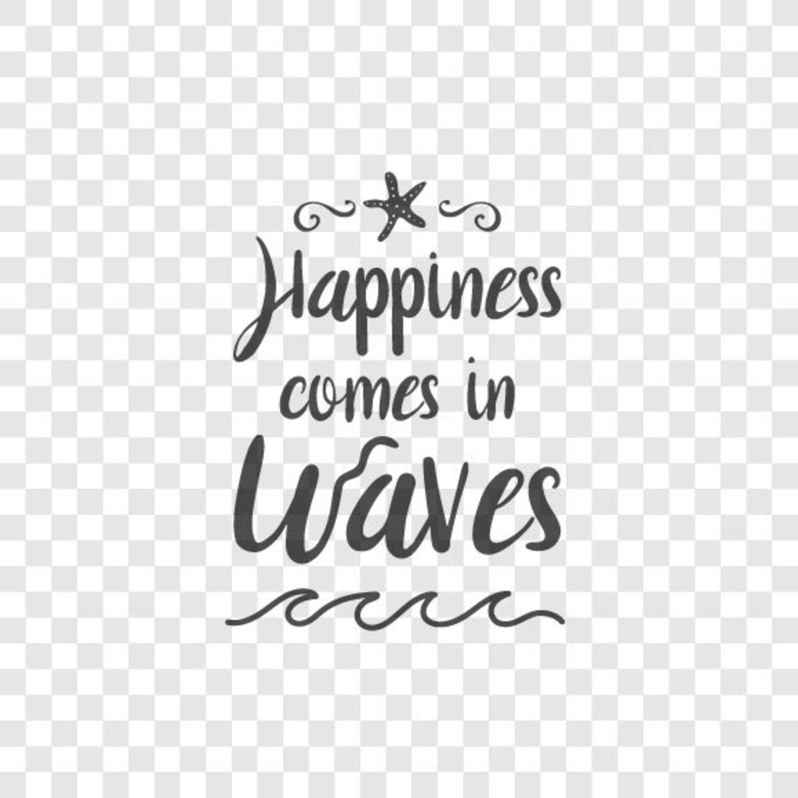 Happiness Comes in Waves. Summer Svg. Beach Svg. Summer Shirt. - Etsy