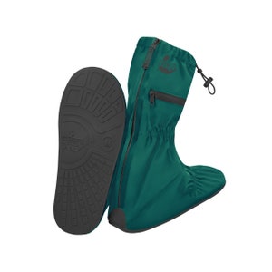 Reusable Waterproof Shoe Cover - Jade/Black