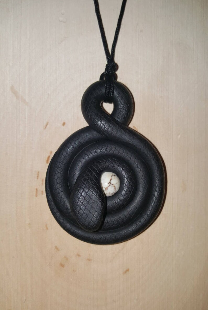 Infinity Snake Pendant Awakening Pendant Snake Totem Snake Etsy