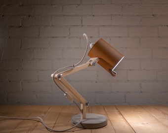 Wood and cement desk lamp Spielberg Natural