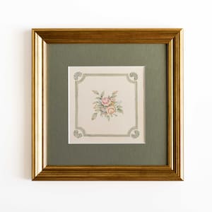 Vintage Print, Vintage floral Print, vintage Botanical Print, Vintage-Inspired Floral Print