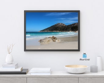 Little Beach Albany, Western Australia, Coastal, Beach Photography, Beach Home Decor, Granite Boulders, White Sandy Beaches, Beach Gifts