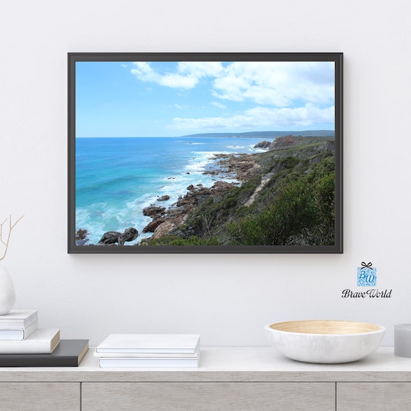 Yallingup Coast Print, Western Australia, Australia, Coastal Print, Coastal Decor, South West Western Australia, Margaret River, Dunsborough