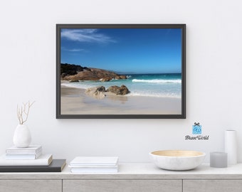 Little Beach Albany, Western Australia, Coastal, Beach Photography, Beach Home Decor, Granite Boulders, White Sandy Beaches, Beach Gifts