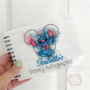 Stitch inspired autograph book