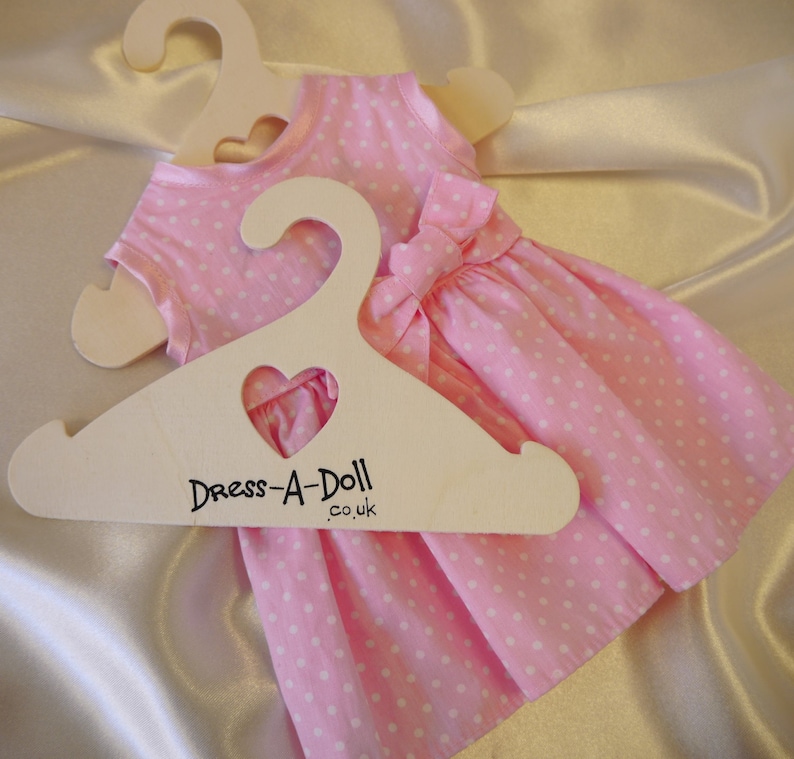 Wooden Dolls Clothes Hanger / Coat Hanger , One Size Fits 10 12 14 16