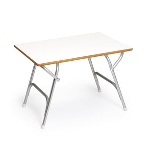 FORMA MARINE High Quality Marine grade Plywood covered with White Formica Boat Table 61 x 88 X 70 cm -M400HFT