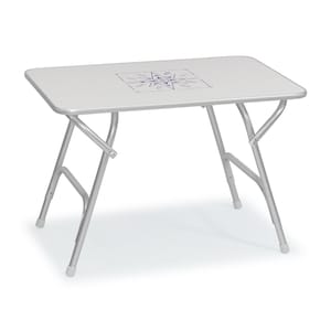 FORMA MARINE Folding Aluminum and Melamine Boat Table 60 X 88 x 70 cm-M400H