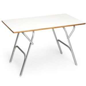 FORMA MARINE High Quality Marine grade Plywood covered with White Formica Boat Table 66 x 112 cm Adjustable to 2 heights 56/73cm-M600FT