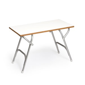FORMA MARINE High Quality Boat Table Marine grade Plywood covered with White Formica 45 x 88 x 61 cm-M200FT